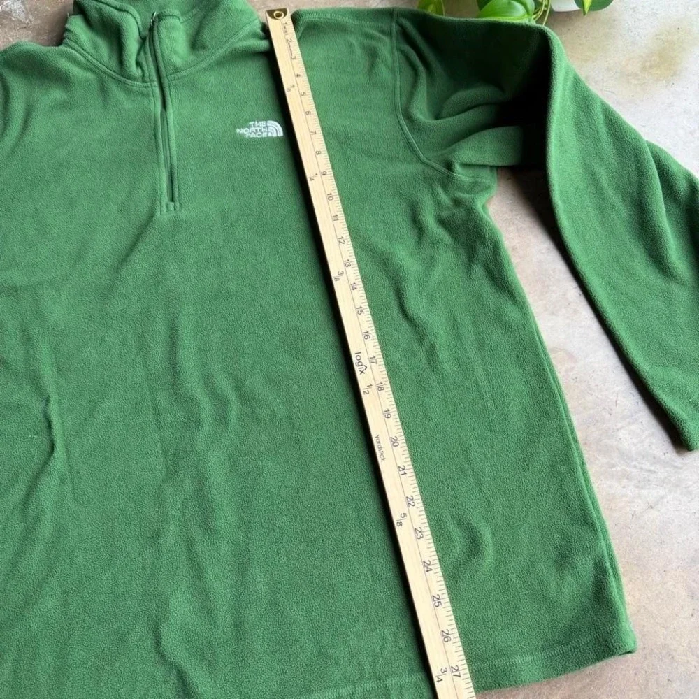 Vintage The North Face green quarter zip fleece